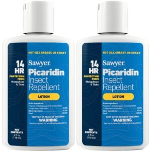 Sawyer Products Premium Insect Repellent with 20 Picaridin Lotion 4-Ounce 2 Pack