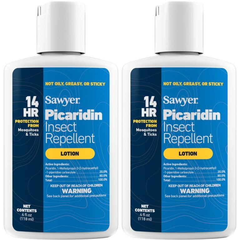 Sawyer Products Premium Insect Repellent with 20 Picaridin Lotion 4-Ounce 2 Pack