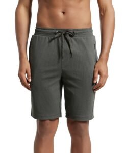Jockey AM14 Men Super Combed Cotton Rich Straight Fit Shorts with Zipper Pockets