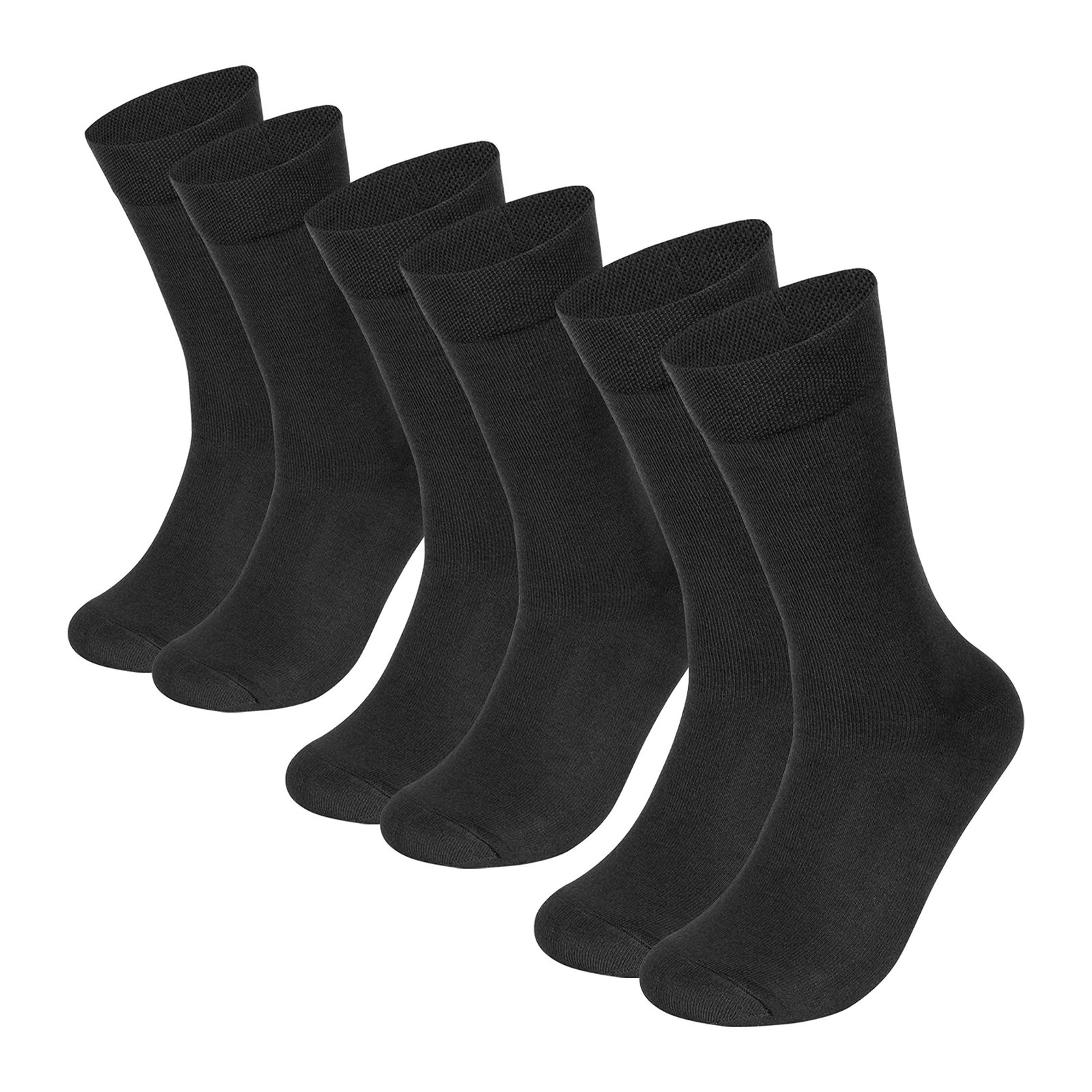 Supersox Calf Length Formal Office Socks for Man | Combed Cotton | Breathable, Moisture Absorbent & Anti-Odor | Free Size | Pack of 3
