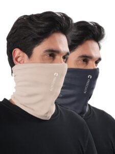 Freecultr Unisex Bamboo Bandana – Antimicrobial, Ultra-Soft, and Comfortable. Breathable Multipurpose Headband and Face Mask for Dust Protection (Solid Color). 100% Try-On Guarantee.