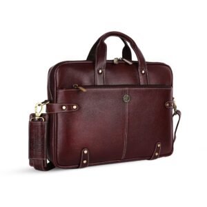 HAMMONDS FLYCATCHER Genuine Leather 15.6 Inch Laptop Office Bag for Men