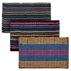 Story@Home Kitchen Mat Set of 3,Multi Color Cotton Blend Rectangular Rugs&Mats,Anti-Skid Non-Slip Soft Water Absorbent Floor Mats,Washable Runner & Door Mats for Kitchen,Bathroom,& Home,60 x 40 cm