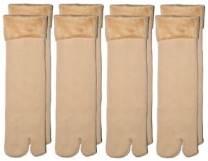 ME STORES Winter Thermal Toe Dark Colour Wool Heavy Duty Warm Ankle Length Anklet Socks Women/Girls Winter Socks (Set of 4 Pair)