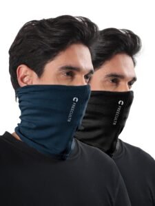 Freecultr Unisex Bamboo Bandana – Antimicrobial, Ultra-Soft, and Comfortable. Breathable Multipurpose Headband and Face Mask for Dust Protection (Solid Color). 100% Try-On Guarantee.