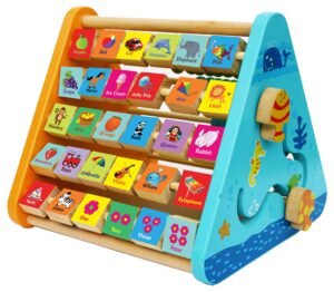 Toys of Wood Oxford Wooden Activity Center – Activity Triangle, Kid
