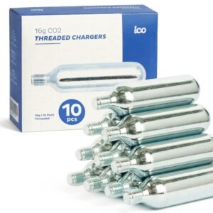 Impeccable Culinary Objects (ICO) Alloy Steel ICOC1610T 16G CO2 Cartridges -10 Pack
