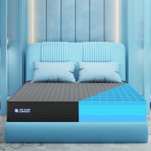 The Sleep Company SmartGRID Orthopedic Pro – Doctor Recommended Mattress | Japanese Patented Technology | 7 Zone Support for Back Pain Relief | 10 Year Warranty | King Size Firm Bed Mattress 78x72x6