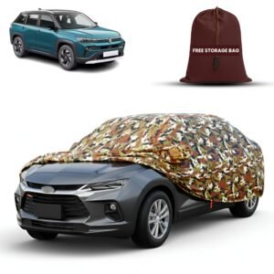 MORNYRAY Car Cover for Maruti Victoris | Fully Waterproof Car Body Cover | with Mirror & Antenna Pocket | Dustproof, Windproof & Anti-Scratch Lining, Camouflage