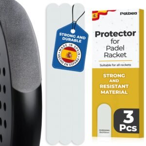 Palbea Transparent Padel Racket Protector – Pack of 3 – Frame Tape.