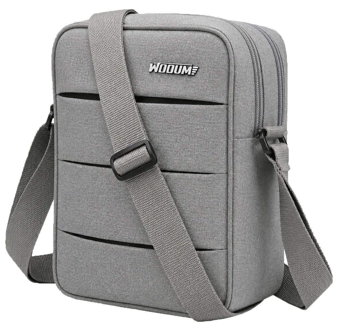 Wooum Sling Bag for Men & Women | Crossbody Shoulder Bag with Multiple Pockets, Adjustable Strap | Travel Office College Casual Daily Use Sling Bag 1 Year Warranty