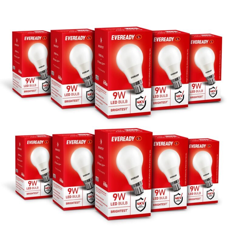 EVEREADY 9W LED Bulb, Cool Day Light (6500K), B22 Base