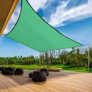 Shalimar Multipurpose Shade Net/Green Net – 75% Sunblock (05 ft x 15 ft) | UV Stabilized & Heavy Duty | Ideal for Terrace, Lawn, Balcony & Greenhouse – Green Color