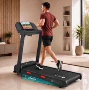 FITKIT by Cult Jogging Treadmill BLDC 4.5HP Peak | 120Kg Max Weight Capacity | 3-Level Incline | LED Display with Tablet Holder |12km/hr Speed | for Home Gym Equipment