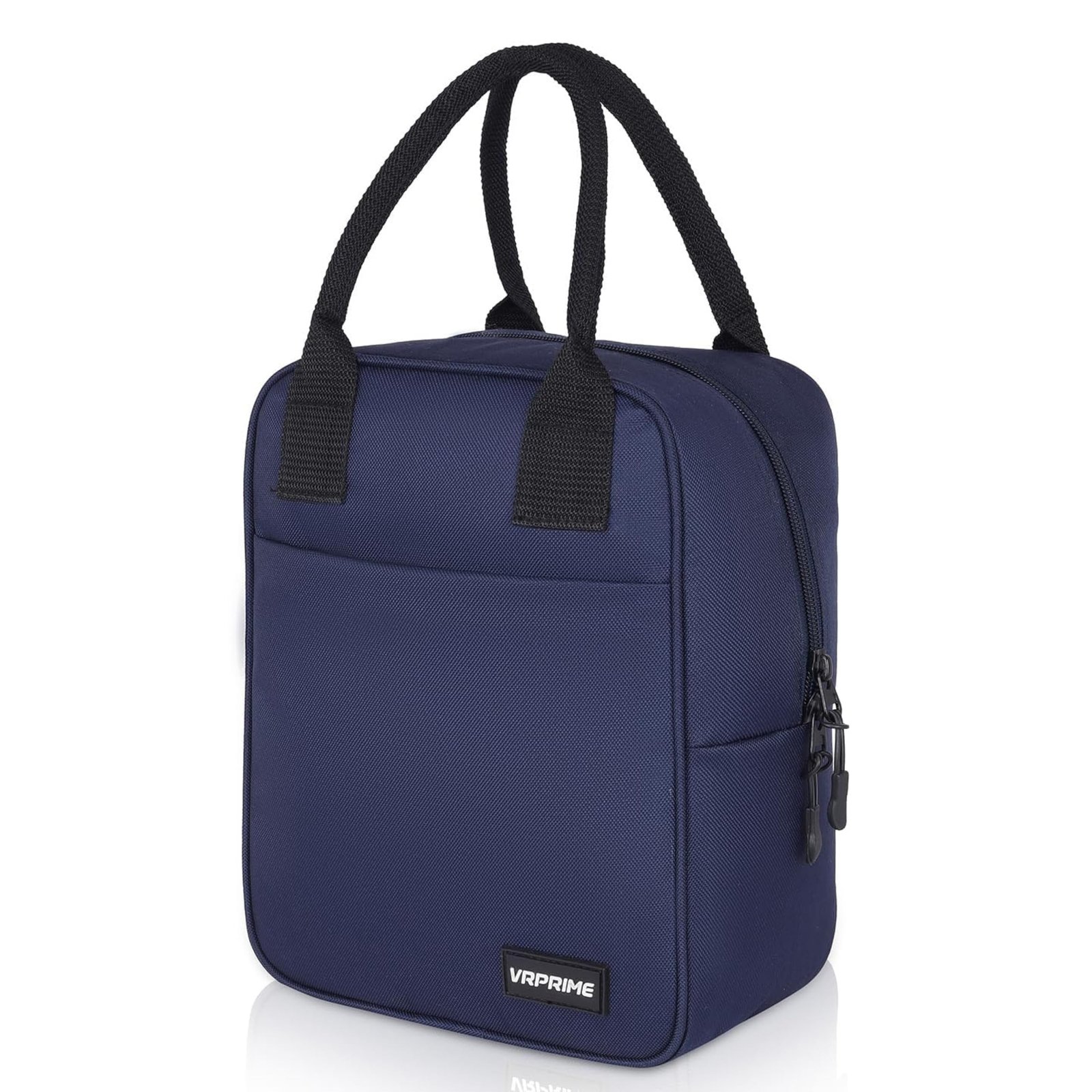 VR PRIME Lunch Bags – Insulated Tiffin Bag for Office for Men and Women – Keeps Food Hot or Cold – Perfect for School, Office, and Outdoor Use – Spacious for Tiffin Box and Bottle (Navy Blue)