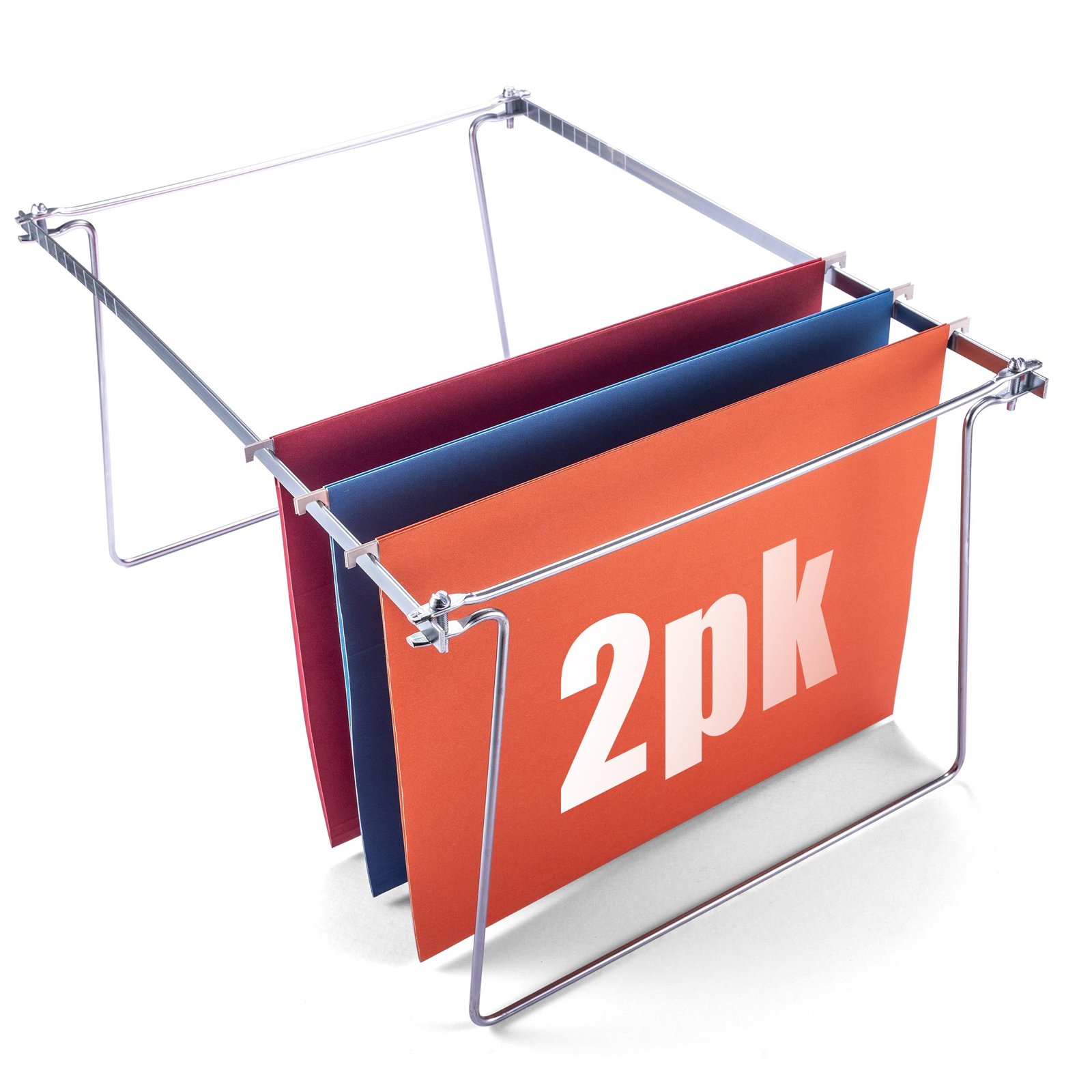 Officemate Hanging File Frame, Letter Size, Adjustable 14 to 18-Inches, 2 Pack (91990)