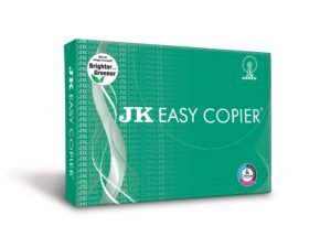 JK Easy Copier Paper | A4 Size | 70 GSM | 500 Sheets | White Paper, 1 Ream | For Laserjet & Inkjet Printer | Fast Drying | Both Side Print | Eco Friendly | ColorLok (Pack of 1) | One Ream