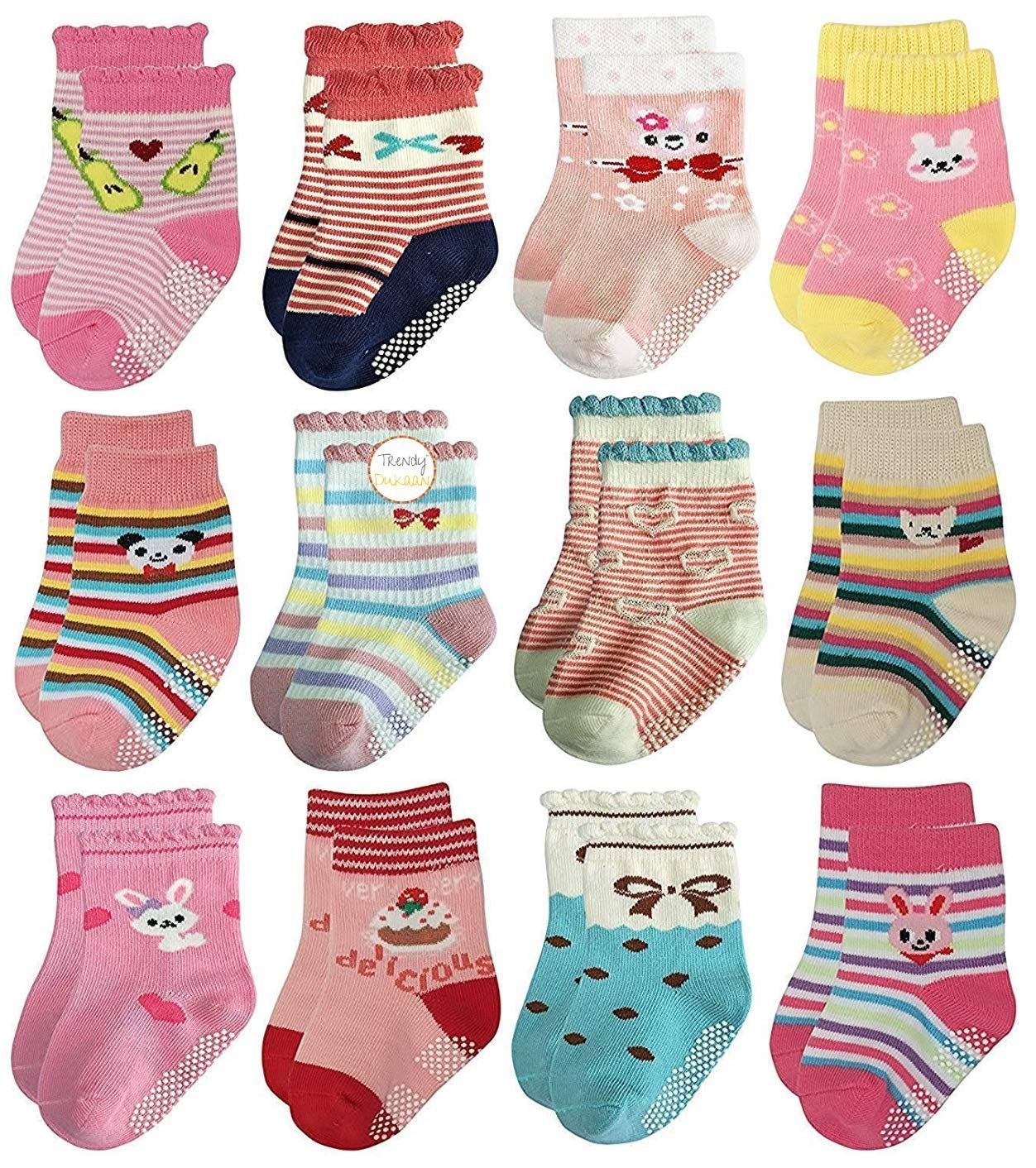 Baby Boy’s & Baby Girl’s Cotton Socks