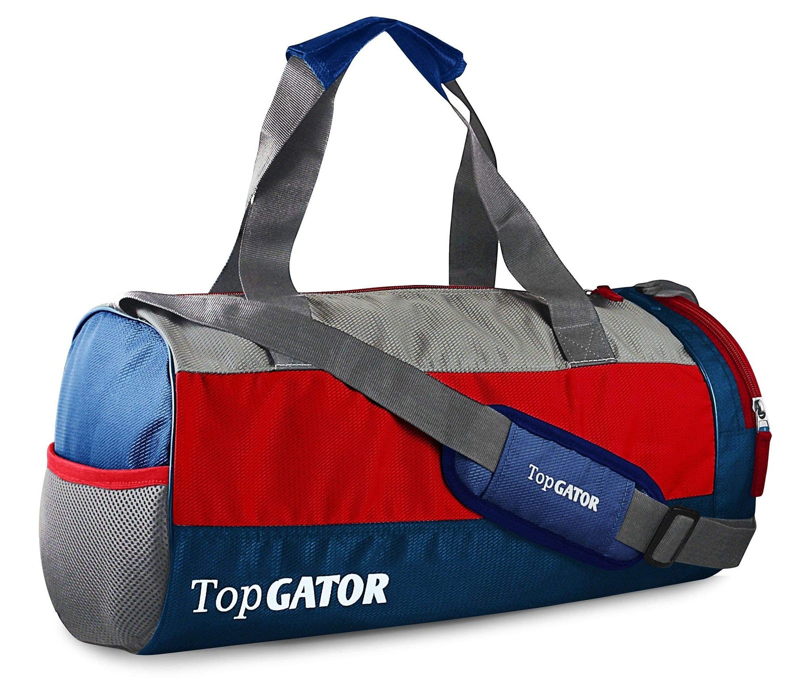 Polyester 10 inches Soft Gym Bag with Shoes Compartment – Multicolour