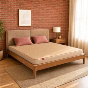 Kurlon Dual Mattress | Queen Size 78x60x4 Inches | Reversible Soft & Firm Dual Comfort – Flip Anytime | Orthopedic Spine Support | Pressure Relief | Soft Knitted Fabric | 10 Yr Warranty