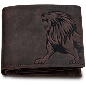 URBAN FOREST Leo Vintage Brown Leather Wallet for Men of All Ages