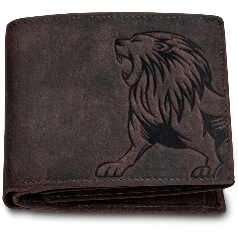 URBAN FOREST Leo Vintage Brown Leather Wallet for Men of All Ages