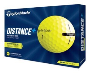 2021 TaylorMade Yellow Distance+ Golf Balls
