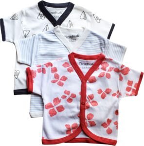 NammaBaby New Born Jhabla (0-3 Months, Half Sleeves)