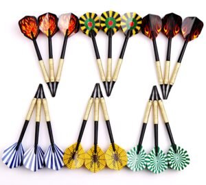 MAXMAU 18 pcs of Soft Tip Darts 10g Slim for Electronic Dartboard