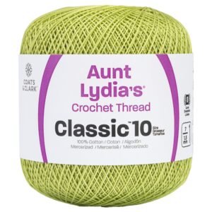 Coats Crochet Classic Crochet Thread, 1 Pack, Wasabi