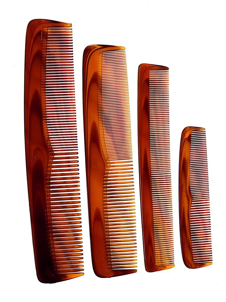 Lily Grooming Hair Combs for Men and Women, Pack of 4