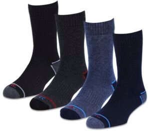 RC. ROYAL CLASS Men’s Thick & Warm Woolen Calf Length Towel Multicolored Socks, Pack of 4, Winter Wear Terry Cushioned Thermal Socks For Men
