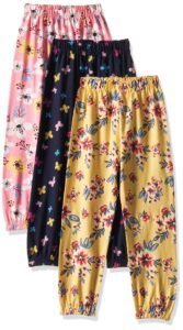 T2F Girl’s Cotton Regular Fit Printed Track Pant (Pack of 3)