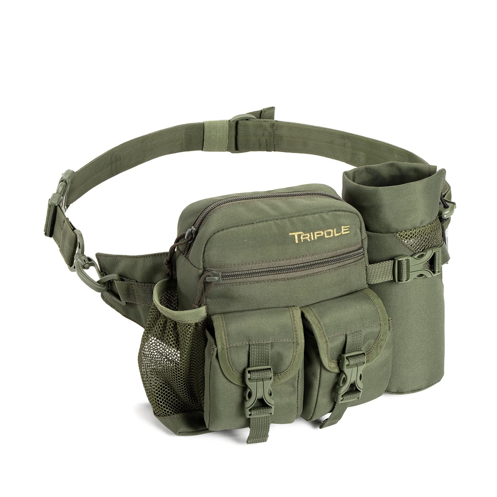 Tripole Waist Pack with Detachable Bottle Holder – Multi-Utility Waist and Sling Bag for Hiking, Cycling, and Backpacking