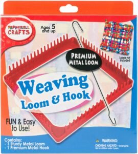Pepperell METLOOM Metal Loom & Hook Set, Azalea Pink