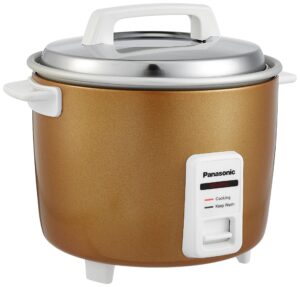 Panasonic SR-W18GH 660-Watt Automatic Warmer Electric Rice Cooker Gift Combo Pack (Gold, 1.8 Liters)