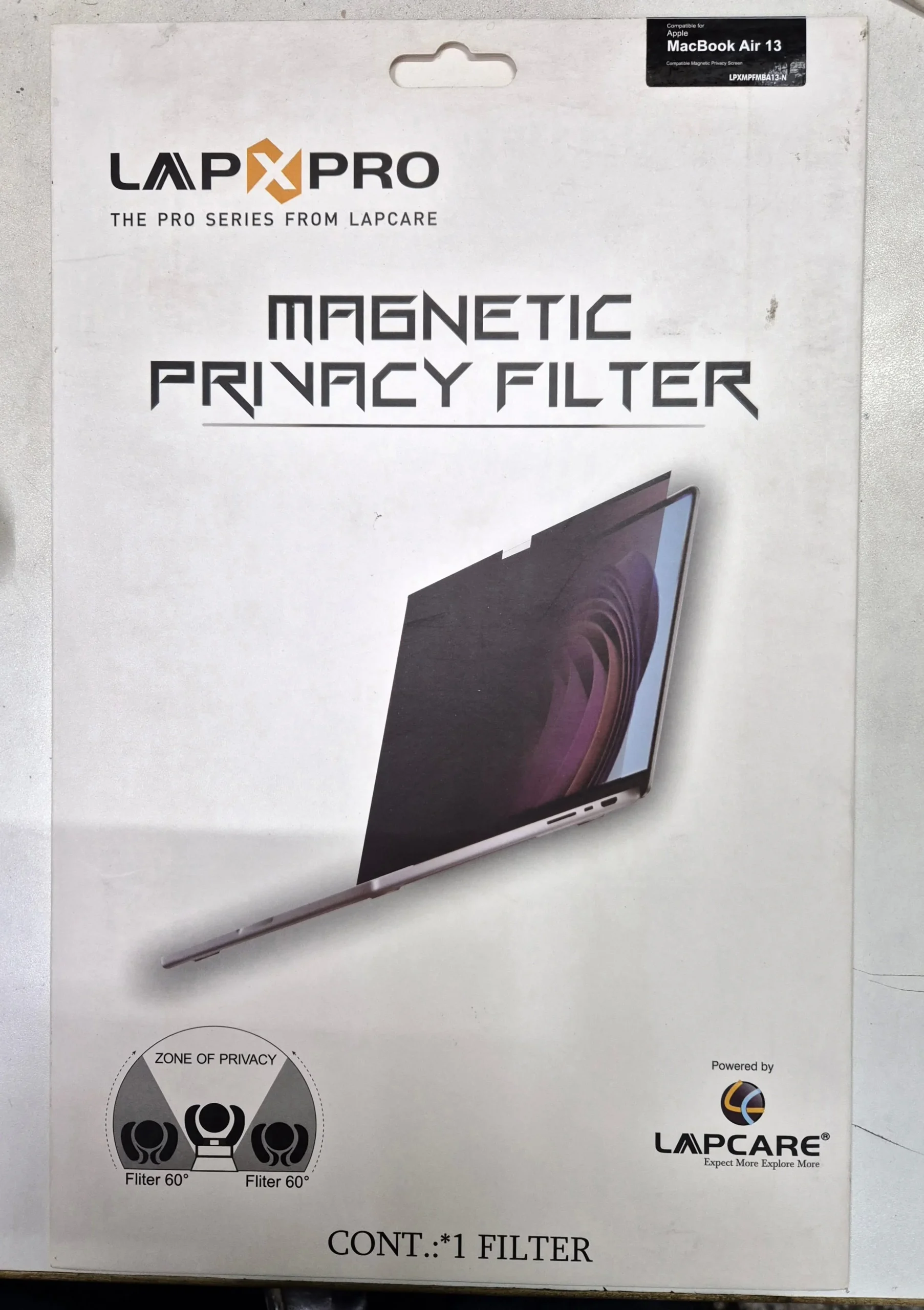 LPXMPFMBA13-N LapxPro Magnetic Privacy Filter