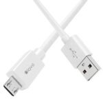 Elove Micro USB Data & Charging Cable, with High Speed 480Mbps Data Sync, Fast Charging Data Cable for All Android Smartphones – White