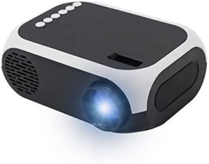 BIGASUO Mini Led Portable Smart Home Theatre Projector with LCD Support Remote Controller, Hdmi, Av, Sd, USB,You-Tube,Mini Stick with 2000Lm, Multi, B24