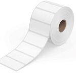 True-Ally 50×25 Direct Thermal Barcode Label Sticker – 2 x 1 inches – 50mm x 25mm – 1000 Labels Per Roll – White Self Adhesive Sticker for Printing Barcoding (1 Roll per Pack (1000 Labels))