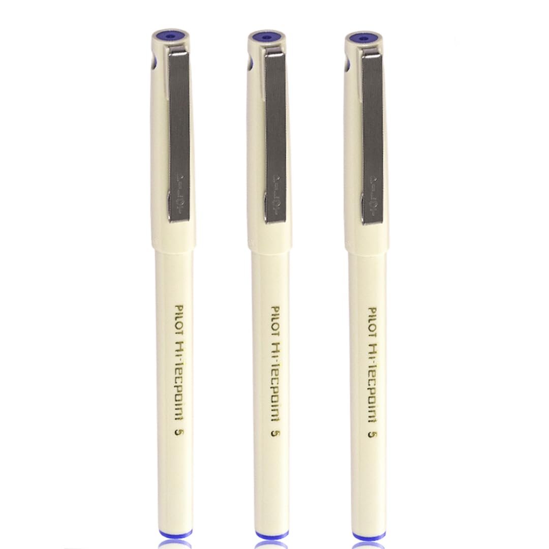 Pilot Hi-Techpoint 05 Super Value Pen – Pack of 3 (Blue)