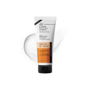 Deconstruct Vitamin C Brightening Face Wash, Brightens & Fades Dark Spots| For Oily, Combination, Normal Skin | Facewash for Men & Women | 100g