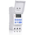 Blackt Electrotech (BT41D): 16/240V AC Programmable Daily/Weekly Digital LCD Display Control Counter/Time Timer Relay Switch: DIN Rail Type (Warranty 12 Months) (Regular)
