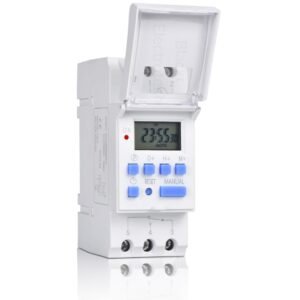 Blackt Electrotech (BT41D): 16/240V AC Programmable Daily/Weekly Digital LCD Display Control Counter/Time Timer Relay Switch: DIN Rail Type (Warranty 12 Months) (Regular)