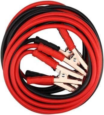 ‎303 Products Heavy-Duty Car Battery Jumper Cables – 1000 AMP, 2.5 Meter, Copper-Plated Clamps, Red & Black