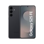 Samsung Galaxy S25 FE 5G Smartphone with Galaxy AI (JetBlack, 8GB RAM, 128GB Storage), 12MP Front Camera, ProVisual Engine, Long Battery Life