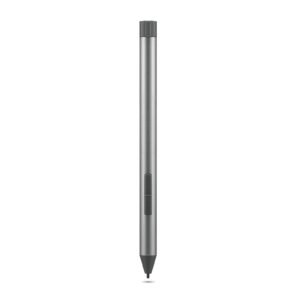 Lenovo Digital Pen 2 (Laptop) – Ultra-Tactile Response – 4,096 Levels of Pressure – Natural Feel Elastometer Pen Tip – Extended Battery Life – Silver