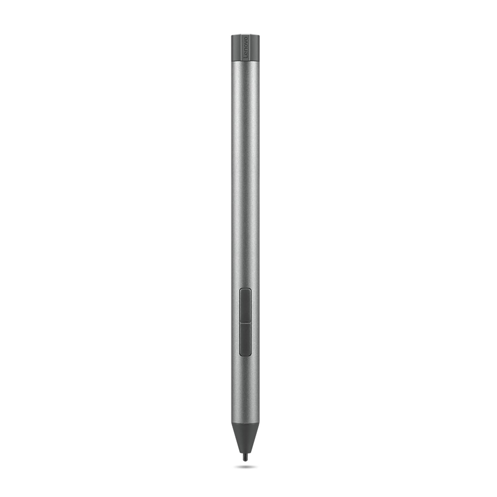 Lenovo Digital Pen 2 (Laptop) – Ultra-Tactile Response – 4,096 Levels of Pressure – Natural Feel Elastometer Pen Tip – Extended Battery Life – Silver