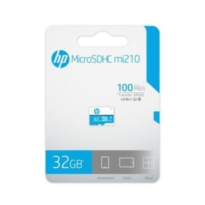 HP 32GB MicroSD Memory Card | SDHC mi210 Class 10 | UHS-I, U1 Card | Upto 100MB/s R | Compitable with Smartphones, Camera, CCTV | Memory Card
