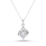 CLARA 925 Silver Mia Pendant Earrings Chain Bracelet Ring for Women & Girls